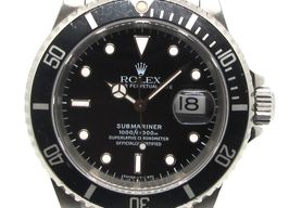Rolex Submariner Date 16610 (1998) - Zwart wijzerplaat 40mm Staal