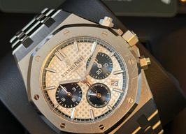 Audemars Piguet Royal Oak Chronograph 26315ST.OO.1256ST.01 (2022) - Zilver wijzerplaat 38mm Staal