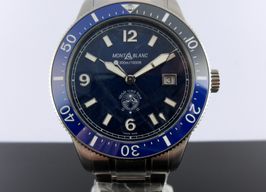 Montblanc 1858 126369 (2024) - Blauw wijzerplaat 41mm Staal