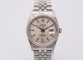 Rolex Datejust 36 16234 (2000) - Zilver wijzerplaat 36mm Staal