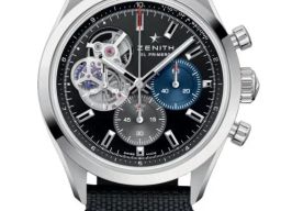 Zenith El Primero Chronomaster 03.3300.3604/21.C822 (2026) - Zwart wijzerplaat 40mm Staal