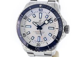 Breitling Superocean 42 A17375E71G1A1 (2022) - Zilver wijzerplaat 42mm Staal