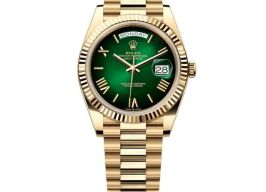 Rolex Day-Date 40 228238 (2024) - Green dial 40 mm Yellow Gold case