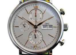 IWC Portofino Chronograph IW391031 (2024) - Zilver wijzerplaat 42mm Staal