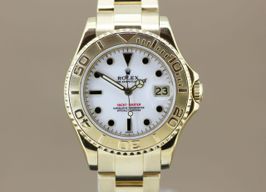 Rolex Yacht-Master 68628 (Unknown (random serial)) - White dial 35 mm Yellow Gold case