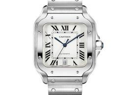 Cartier Santos WSSA0018 (2024) - Zilver wijzerplaat 48mm Staal