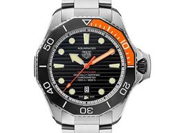 TAG Heuer Aquaracer WBP5A8A.BF0619 (2025) - Black dial 45 mm Titanium case