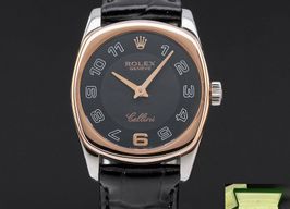 Rolex Cellini Danaos 6229 (2008) - Zwart wijzerplaat 25mm Roségoud