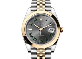 Rolex Datejust 41 126303-0020 (2024) - Grey dial 41 mm Gold/Steel case