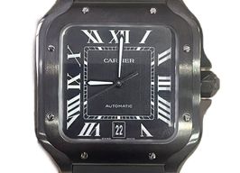 Cartier Santos WSSA0039 (2024) - Black dial 40 mm Steel case