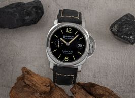 Panerai Luminor Marina Automatic PAM01048 (Unknown (random serial)) - Black dial 40 mm Steel case