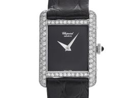 Chopard Tank 5054 (Unknown (random serial)) - Black dial 20 mm Yellow Gold case