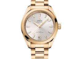 Omega Seamaster Aqua Terra 220.50.34.20.02.001 (2026) - Silver dial 34 mm Yellow Gold case