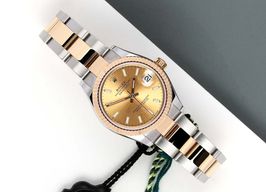 Rolex Datejust 31 278273 (2023) - Gold dial 31 mm Gold/Steel case