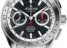 Alpina Alpiner AL-860DGS5AQ6B (2024) - Zwart wijzerplaat 44mm Staal