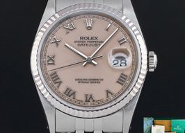 Rolex Datejust 36 16234 (1991) - Roze wijzerplaat 36mm Staal