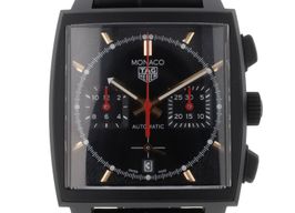 TAG Heuer Monaco CBL2180 (2024) - Black dial 39 mm Titanium case
