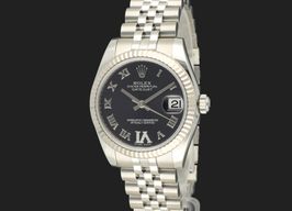Rolex Datejust 31 178274 (2017) - Black dial 31 mm Steel case
