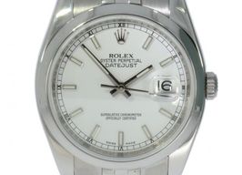 Rolex Datejust 36 116200 (Unknown (random serial)) - White dial 36 mm Steel case