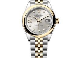 Rolex Lady-Datejust 279163 (2025) - Zilver wijzerplaat 28mm Goud/Staal