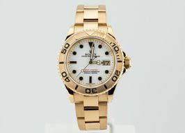 Rolex Yacht-Master 40 16628 (1993) - Wit wijzerplaat 40mm Geelgoud