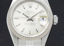 Rolex Lady-Datejust 69174 (1993) - Zilver wijzerplaat 26mm Staal