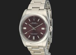 Rolex Oyster Perpetual 36 116000 (2018) - Purple dial 36 mm Steel case