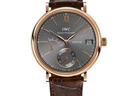 IWC Portofino Hand-Wound IW510104 (2023) - Grey dial 45 mm Rose Gold case