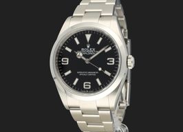 Rolex Explorer 124270 (2021) - Zwart wijzerplaat 36mm Staal