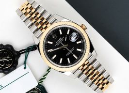 Rolex Datejust 41 126333 (2020) - Black dial 41 mm Gold/Steel case