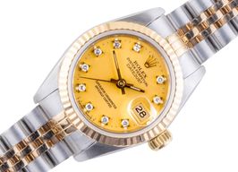 Rolex Lady-Datejust 69173 (1993) - Champagne dial 26 mm Gold/Steel case
