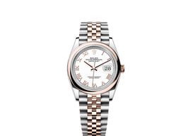 Rolex Datejust 36 126201 (2025) - White dial 36 mm Gold/Steel case