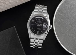 Tudor Prince Date 76214 (Unknown (random serial)) - Black dial 36 mm Steel case