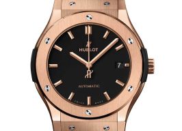 Hublot Classic Fusion 511.OX.1181.RX (2024) - Zwart wijzerplaat 45mm Roségoud