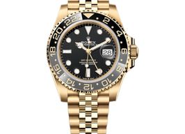 Rolex GMT-Master II 126718GRNR (2025) - Black dial 40 mm Yellow Gold case
