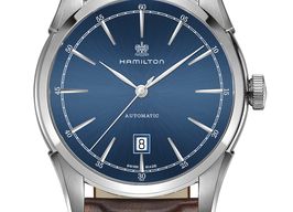 Hamilton Spirit of Liberty H42415541 (2026) - Blauw wijzerplaat 42mm Staal