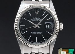 Rolex Datejust 36 16014 (1986) - Zwart wijzerplaat 36mm Staal