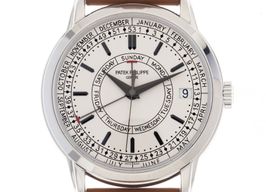 Patek Philippe Calatrava 5212A-001 (2022) - Zilver wijzerplaat 40mm Staal