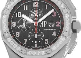 Audemars Piguet Royal Oak Offshore Chronograph 26134BC (Unknown (random serial)) - Black dial 48 mm White Gold case