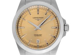 Longines Conquest L3.720.4.62.6 (2025) - Champagne wijzerplaat 38mm Staal