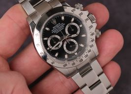 Rolex Daytona 116520 (Unknown (random serial)) - Black dial 40 mm Steel case