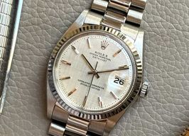 Rolex Datejust 1601/9 (1972) - Zilver wijzerplaat 36mm Witgoud