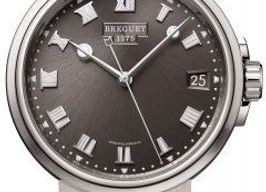 Breguet Marine 5517TI/G2/9ZU (2026) - Grijs wijzerplaat 40mm Titanium