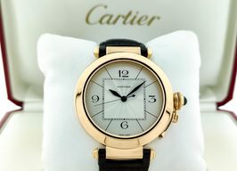 Cartier Pasha W3019051 (2005) - Silver dial 42 mm Rose Gold case