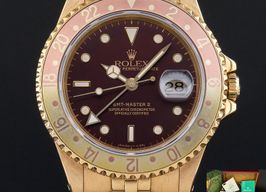 Rolex GMT-Master II 16718 (1991) - Brown dial 40 mm Yellow Gold case