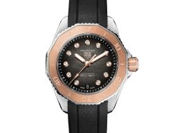 TAG Heuer Aquaracer Lady WBP2451.FT6200 (2025) - Zwart wijzerplaat 30mm Goud/Staal