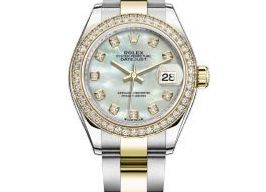 Rolex Lady-Datejust 279383RBR (2021) - Parelmoer wijzerplaat 28mm Goud/Staal