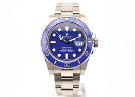 Rolex Submariner Date 116619LB (2013) - Blauw wijzerplaat 40mm Witgoud