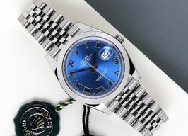 Rolex Datejust 41 126300 (2024) - Blauw wijzerplaat 41mm Staal