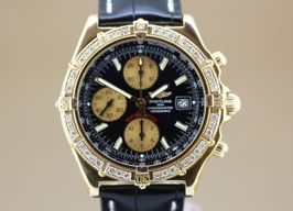 Breitling Crosswind Special K13355 (2004) - Black dial 43 mm Yellow Gold case